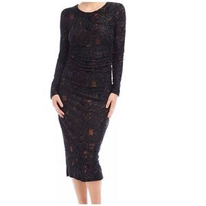 Fifteen Twenty Carolina Long Sleeve Midi Dress- Size M